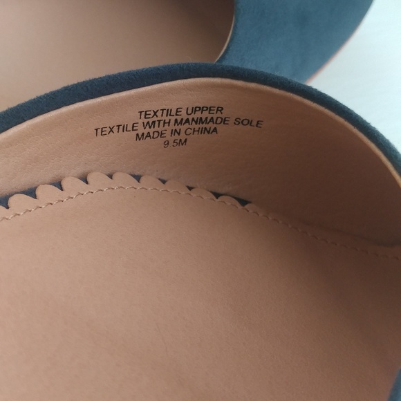 Loft Faux Suede Slingback Flats 9.5 - Picture 4 of 12